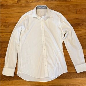 Twillory Performance Dress Shirt - White - Tailored Fit 16 34/35